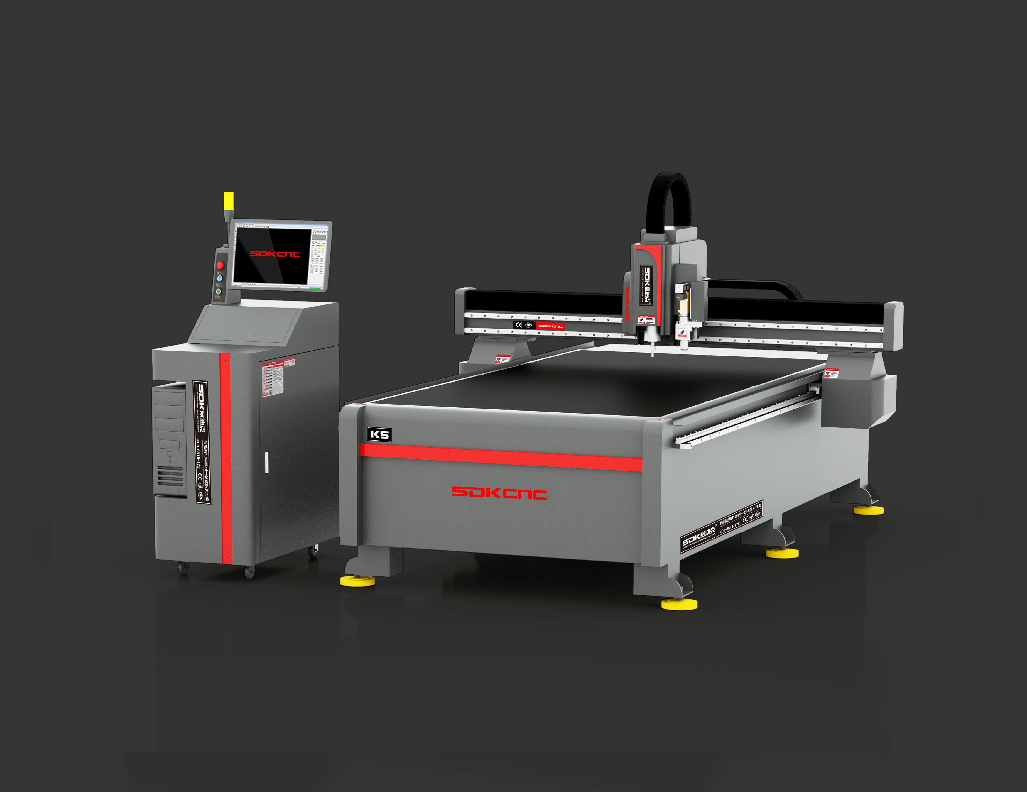 K5S-2500 高速巡邊雕銑裁切機